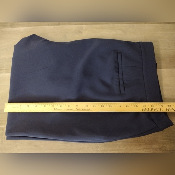 Dressbarn navy blue pull on elastic waist professional pant - Picture 9 of 9